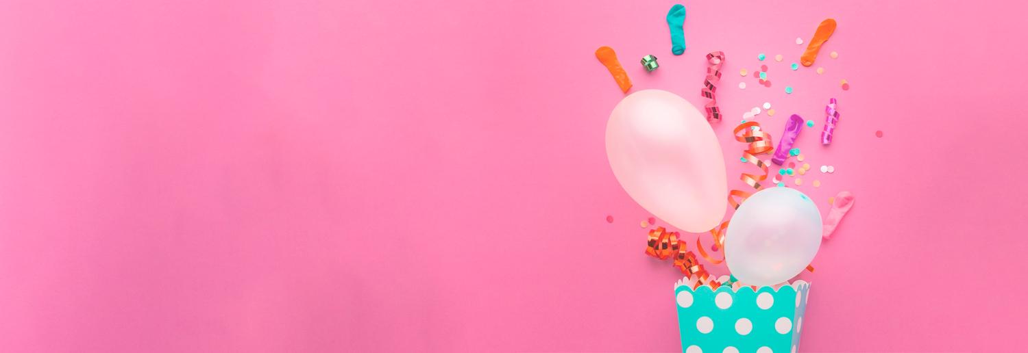Cakesonme: Lass die Party beginnen Banner